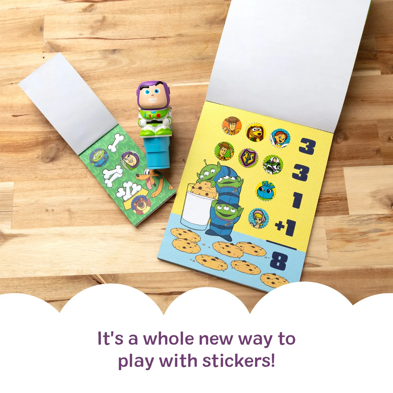 Melissa & Doug Sticker WOW Buzz Lightyear Stempel-Set 500 Sticker