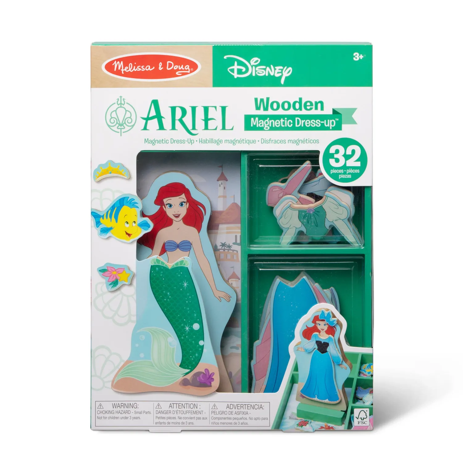 Melissa & Doug Disney Ariel Magnet Anziehspiel 30 Teile