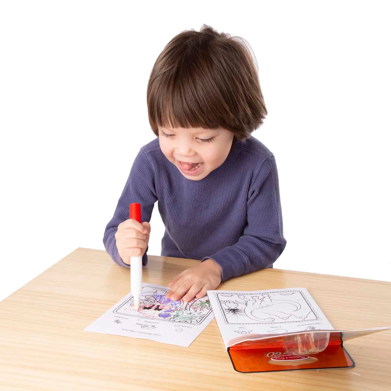 Melissa & Doug On the Go ColorBlast Dino Zaubermalblock
