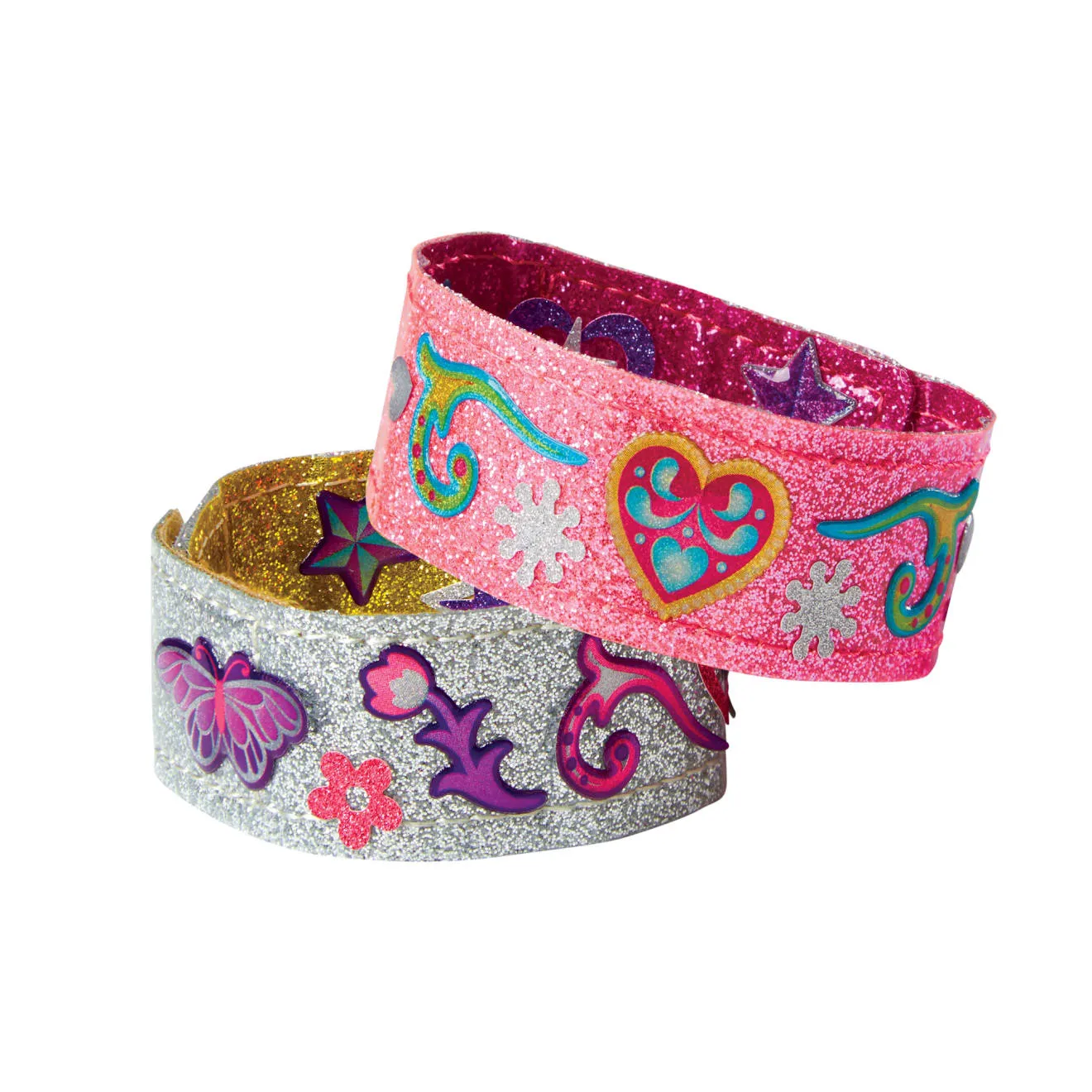 Melissa & Doug Design-Your-Own Armbänder Bastelset Glitzer