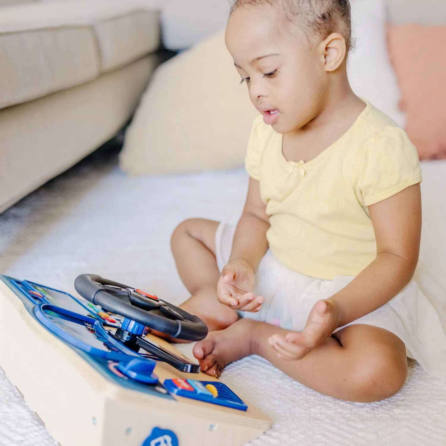 Melissa & Doug Vroom & Zoom Dashboard Lenkrad Holz