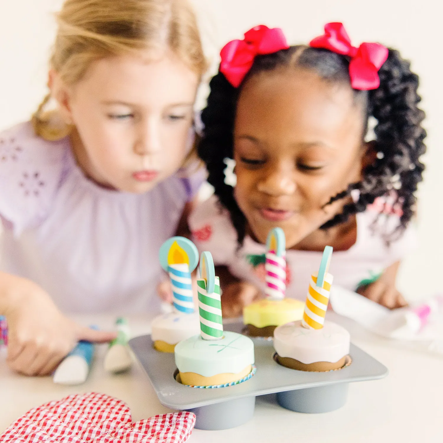Melissa & Doug Bake & Decorate Cupcake Backset Holz 4er ab 3 J