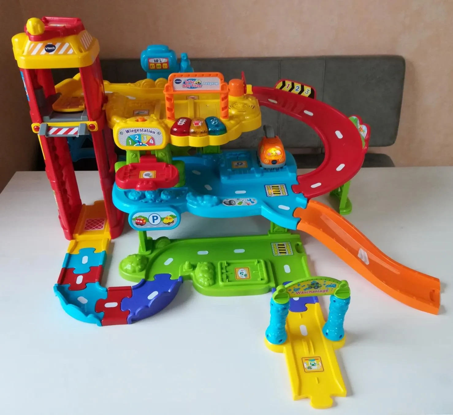 VTech Tut Tut Baby Flitzer Parkgarage 3-Etagen Garage mit Lift