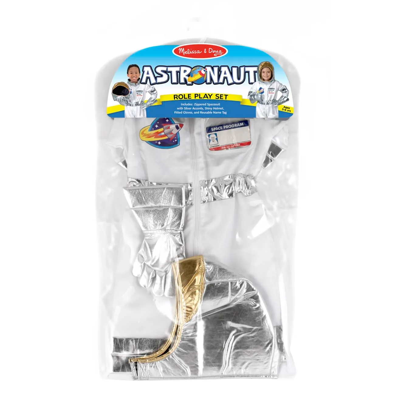 Melissa & Doug Astronaut Verkleidungs-Set Kostüm 3-6 Jahre