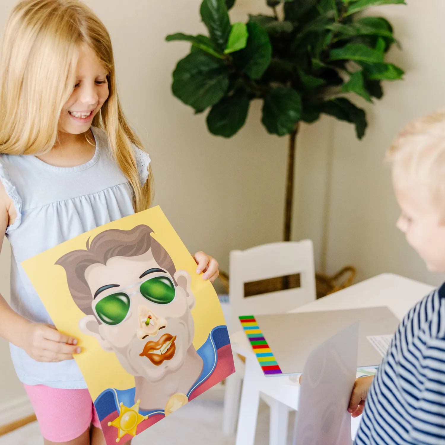Melissa & Doug Make-a-Face Stickerheft Crazy Characters 160