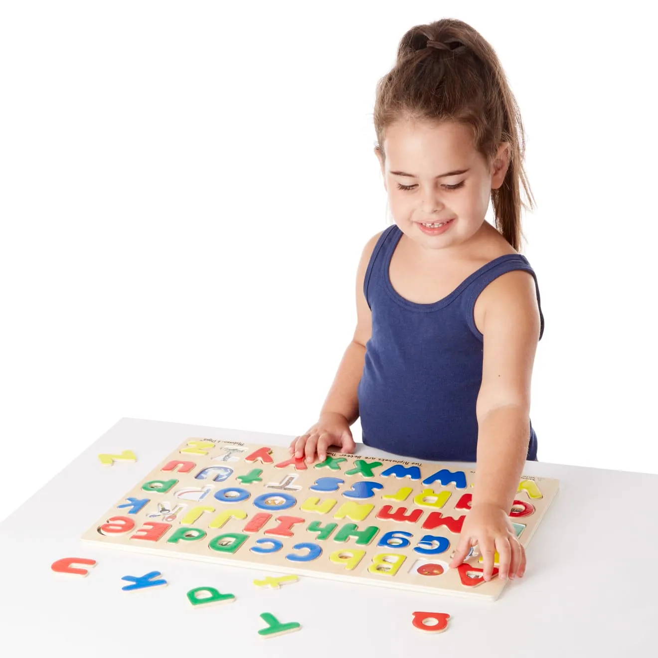 Melissa & Doug Upper & Lower Case Alphabet Puzzle Holz 52-teilig
