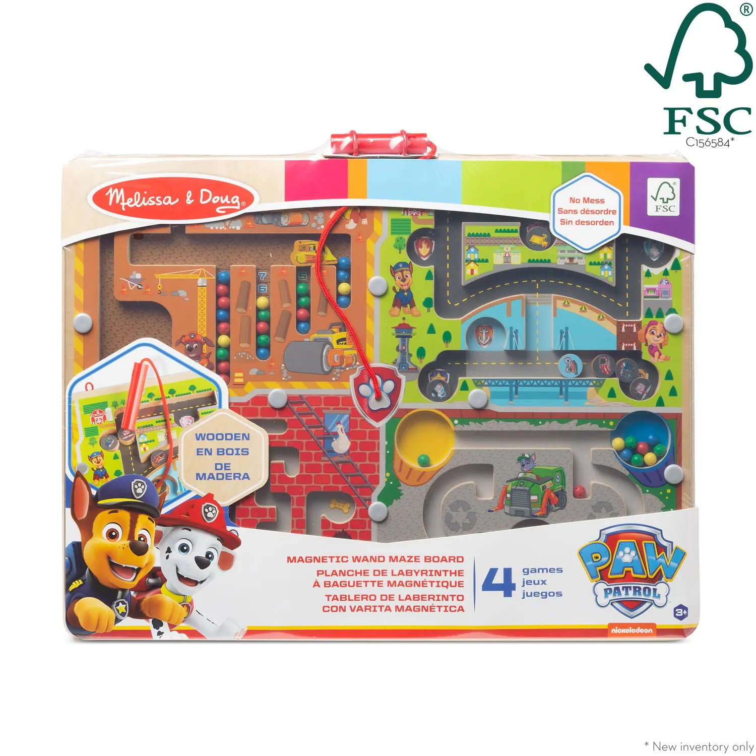 Melissa & Doug PAW Patrol Magnet Labyrinth Holz 4in1