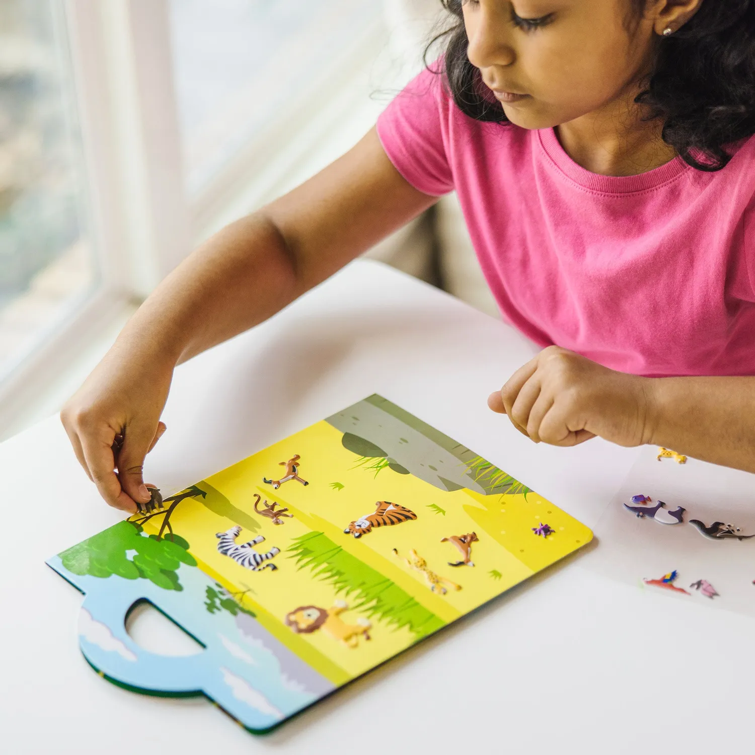 Melissa & Doug Puffy Sticker Safari Stickerbuch