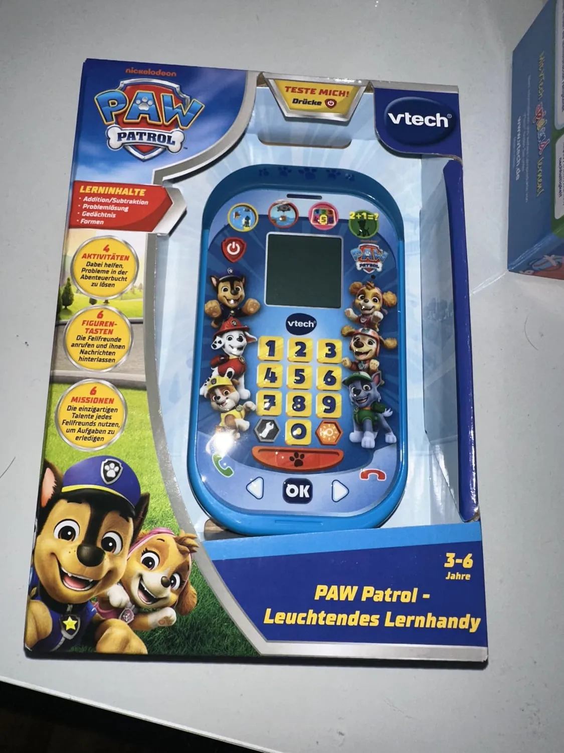 VTech PAW Patrol Lernhandy Spielhandy 3-6 Jahre mit LED