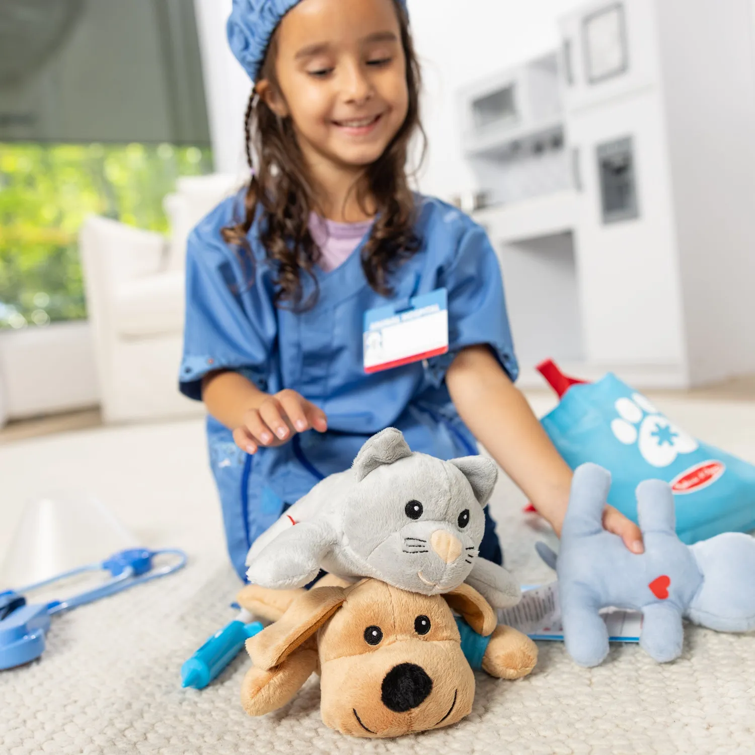 Melissa & Doug Pet Vet Tierarzt Spielset 2-teilig Plüsch