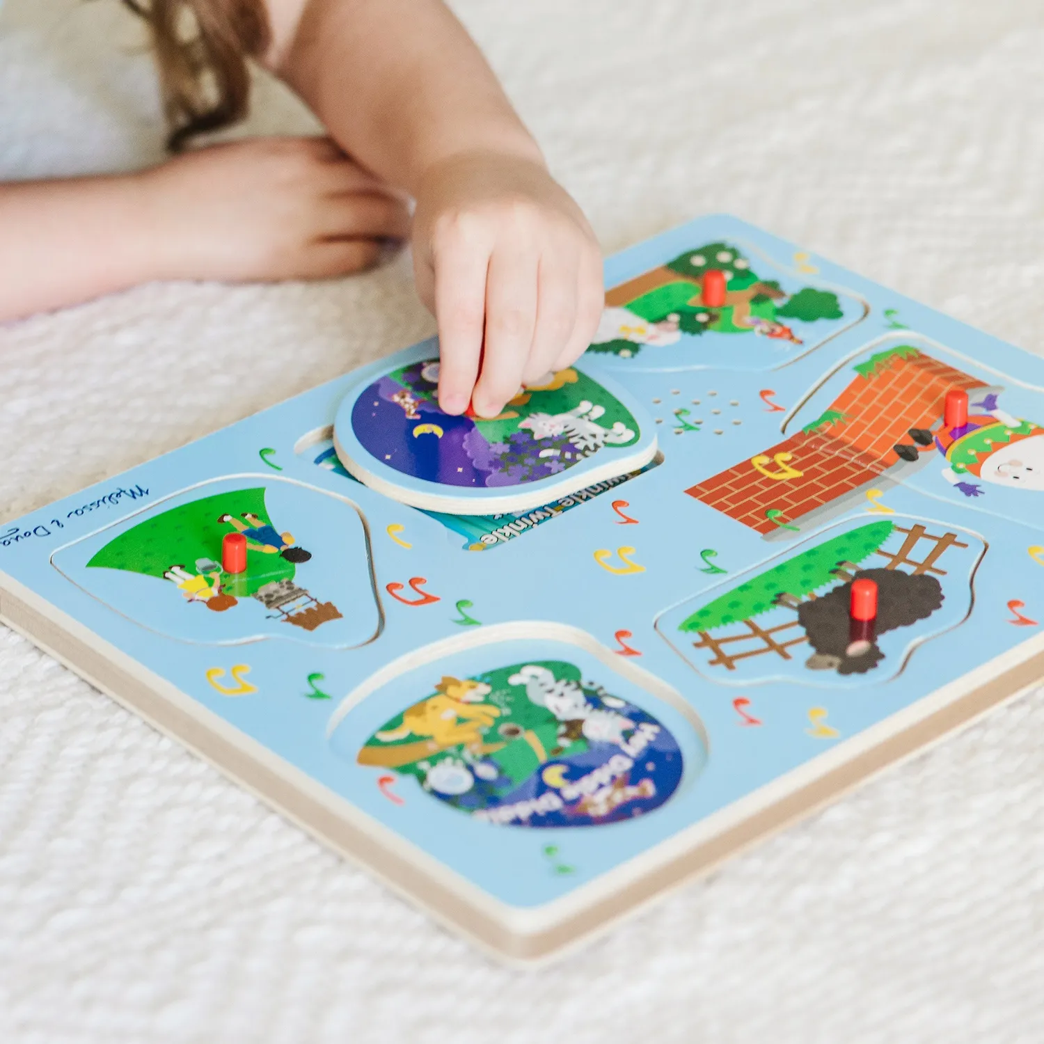Melissa & Doug Nursery Rhymes Soundpuzzle Holz 6 Teile