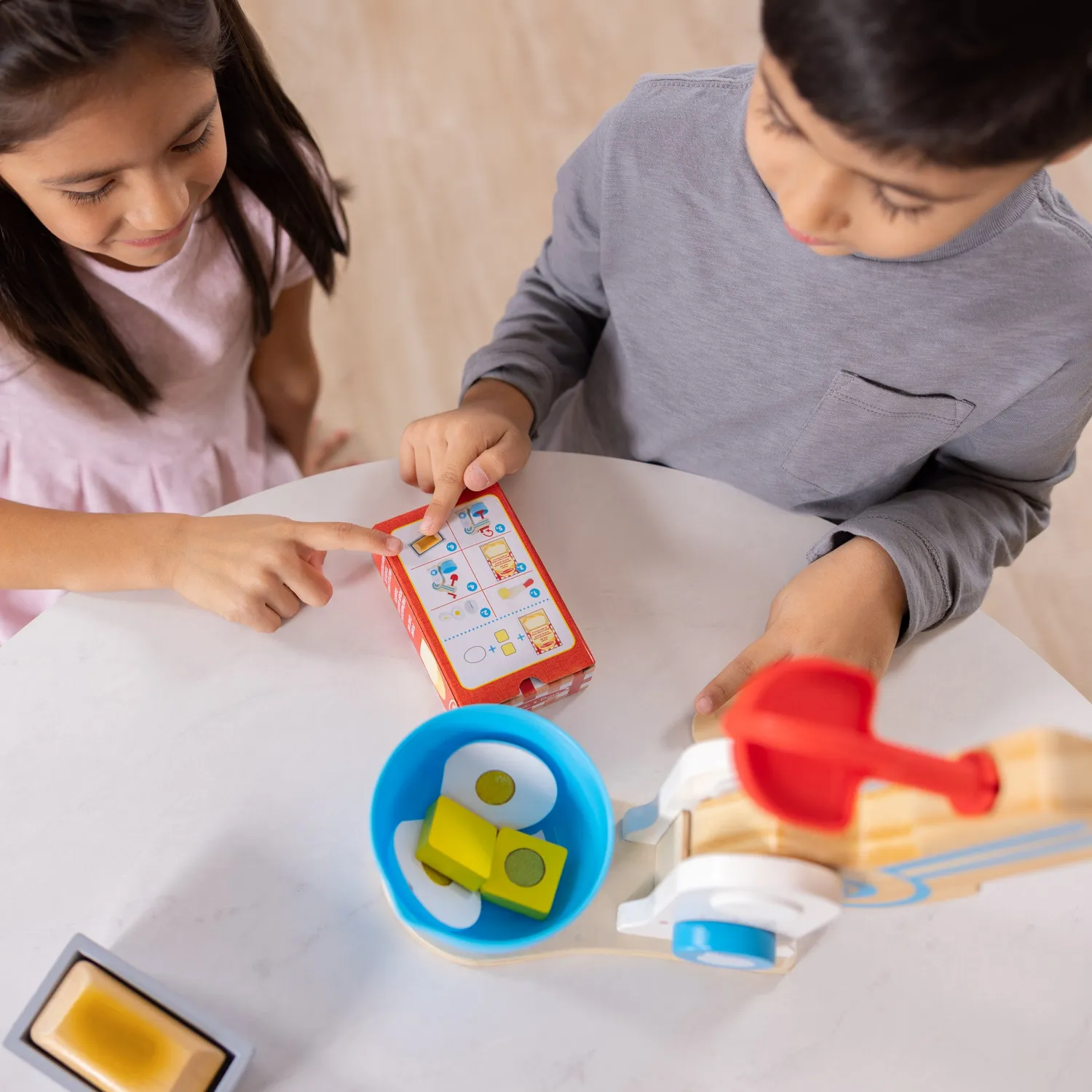 Melissa & Doug Make-a-Cake Mixer Set Holz Kuchenspiel
