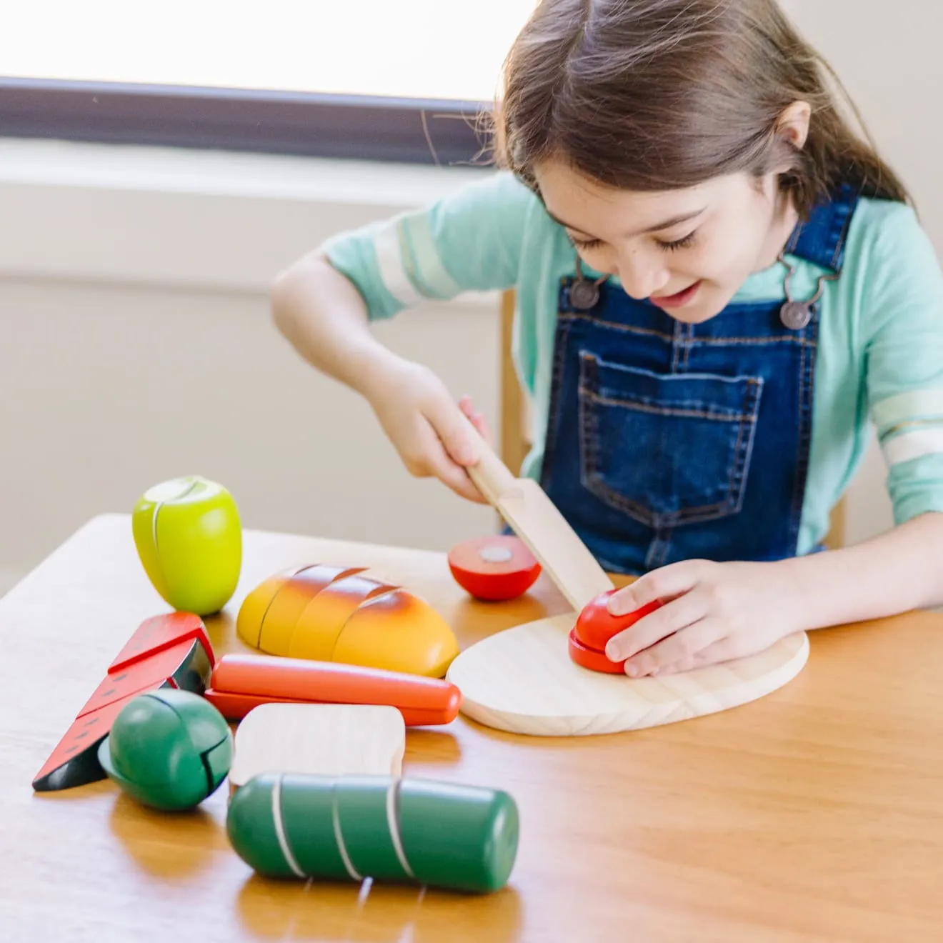 Melissa & Doug Cutting Food Schneideessen Holz 8-teilig