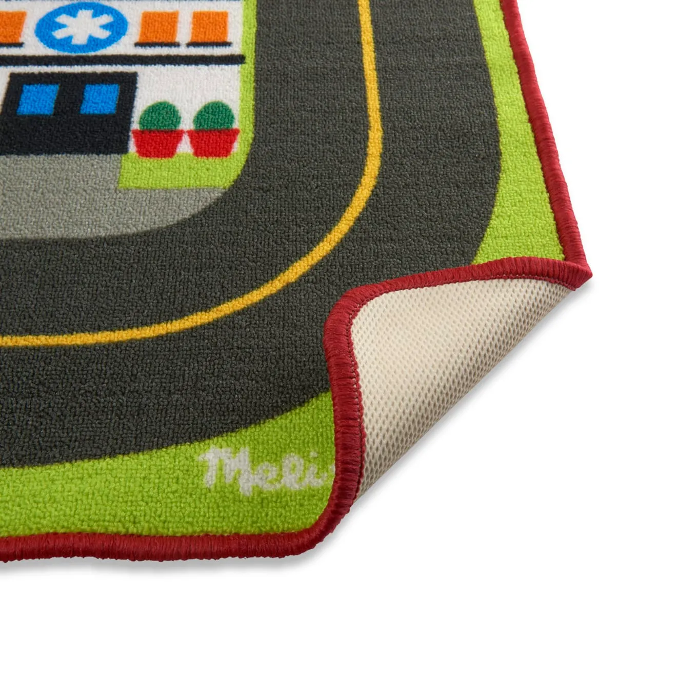 Melissa & Doug Jumbo Roadway Spielteppich Strasse XXL Schilder