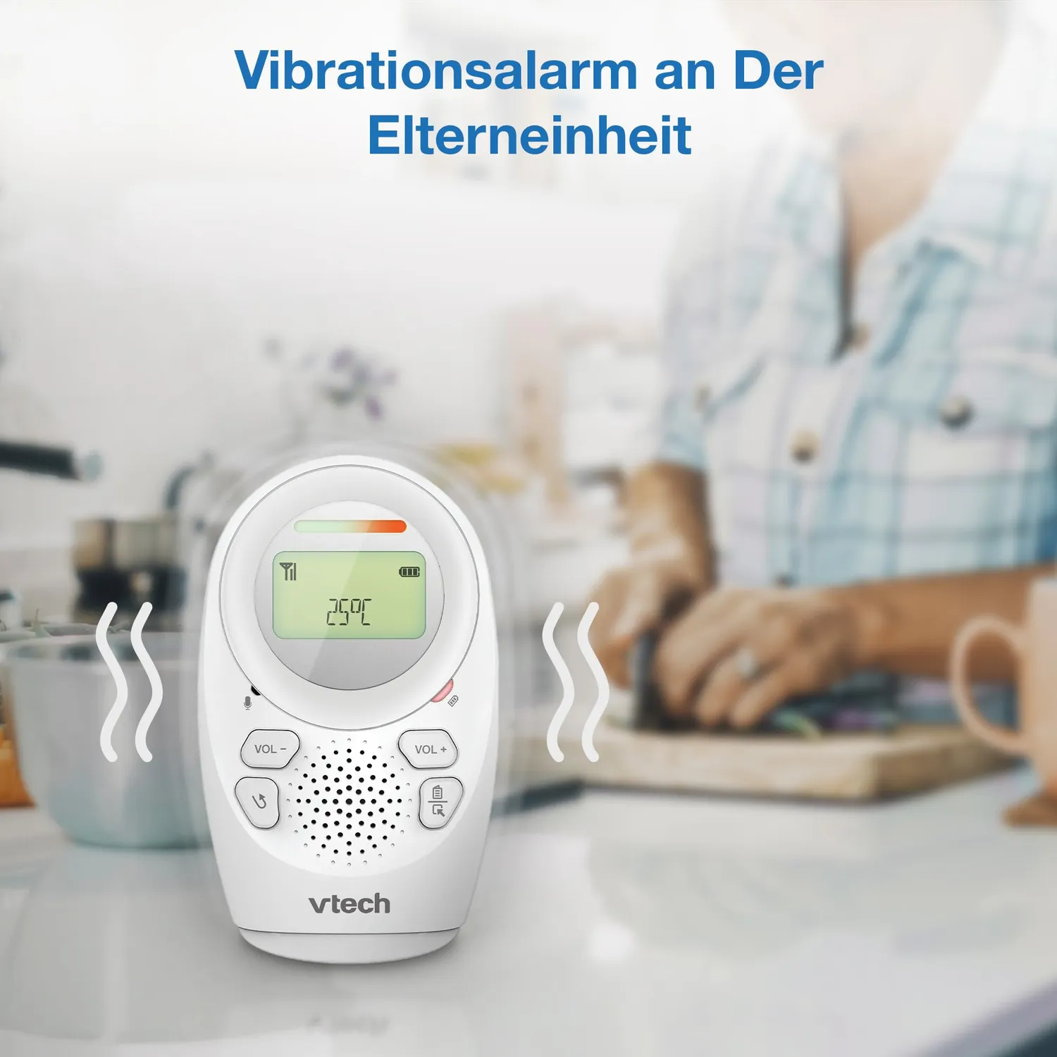 VTech DM1212 Audio-Babyphon DECT Gegensprechen Nachtlicht