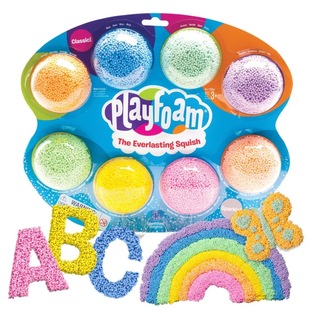 Learning Resources Playfoam Spielknete 8er Set glitzernd
