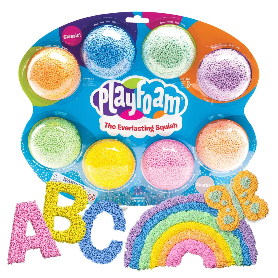 Learning Resources Playfoam Spielknete 8er Set glitzernd