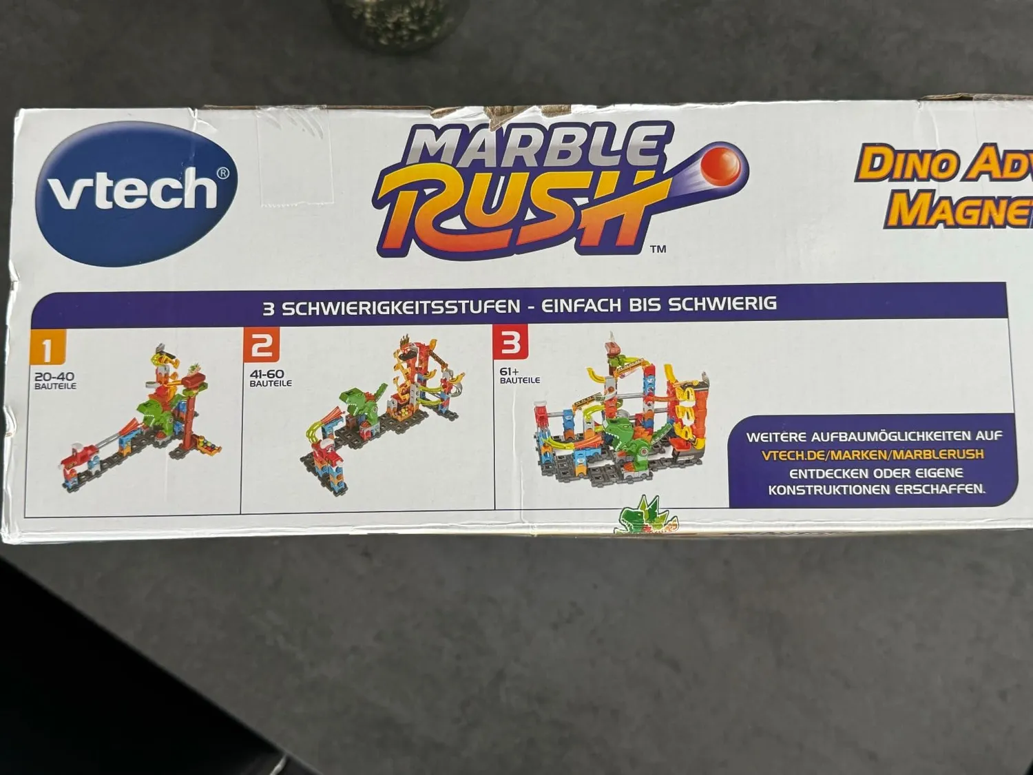 VTech Marble Rush Dino Adventures XL400 Murmelbahn 109-tlg.