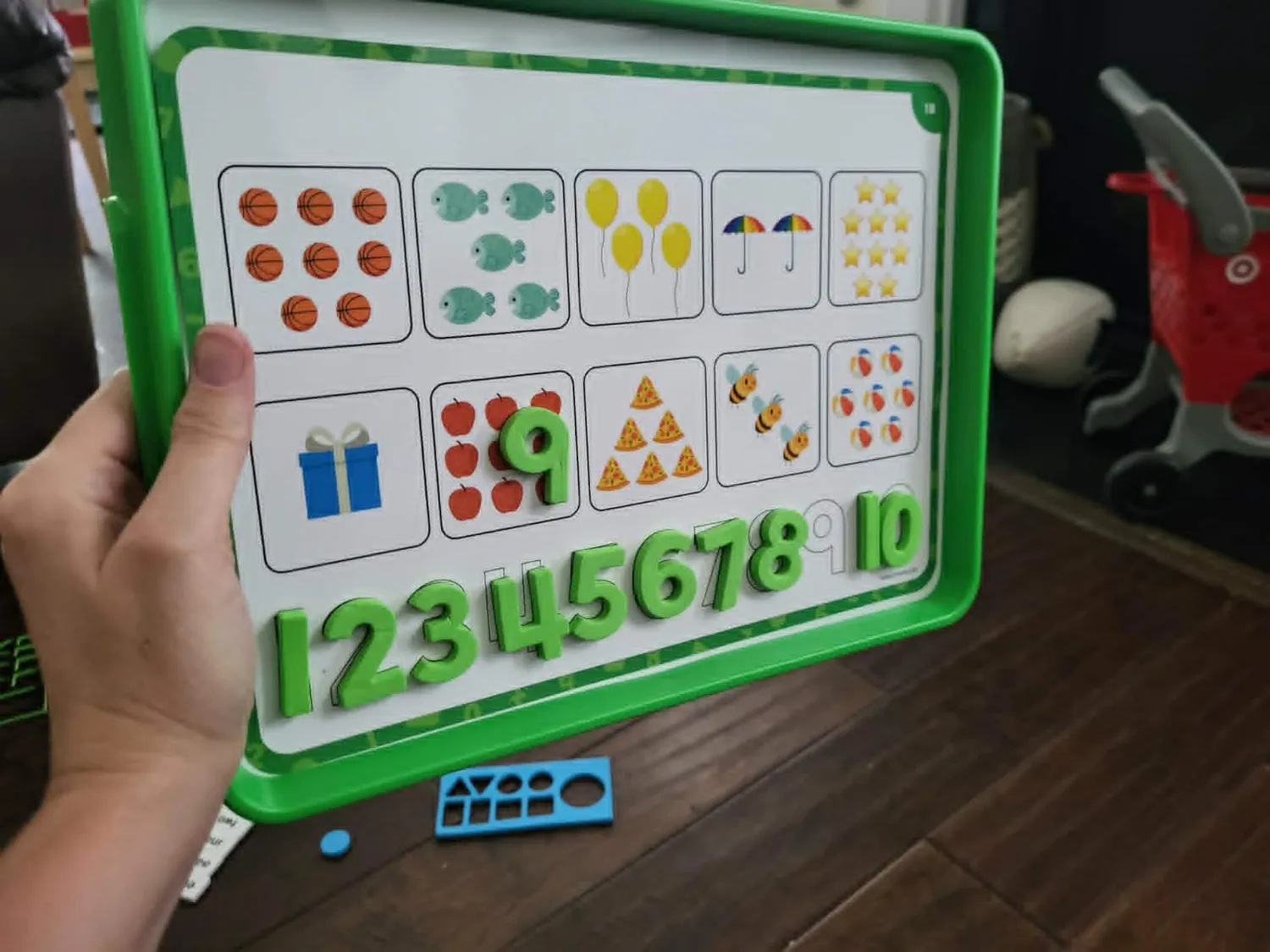 Learning Resources Zahlen & Formen Tablett Magnetspiel Vorschule