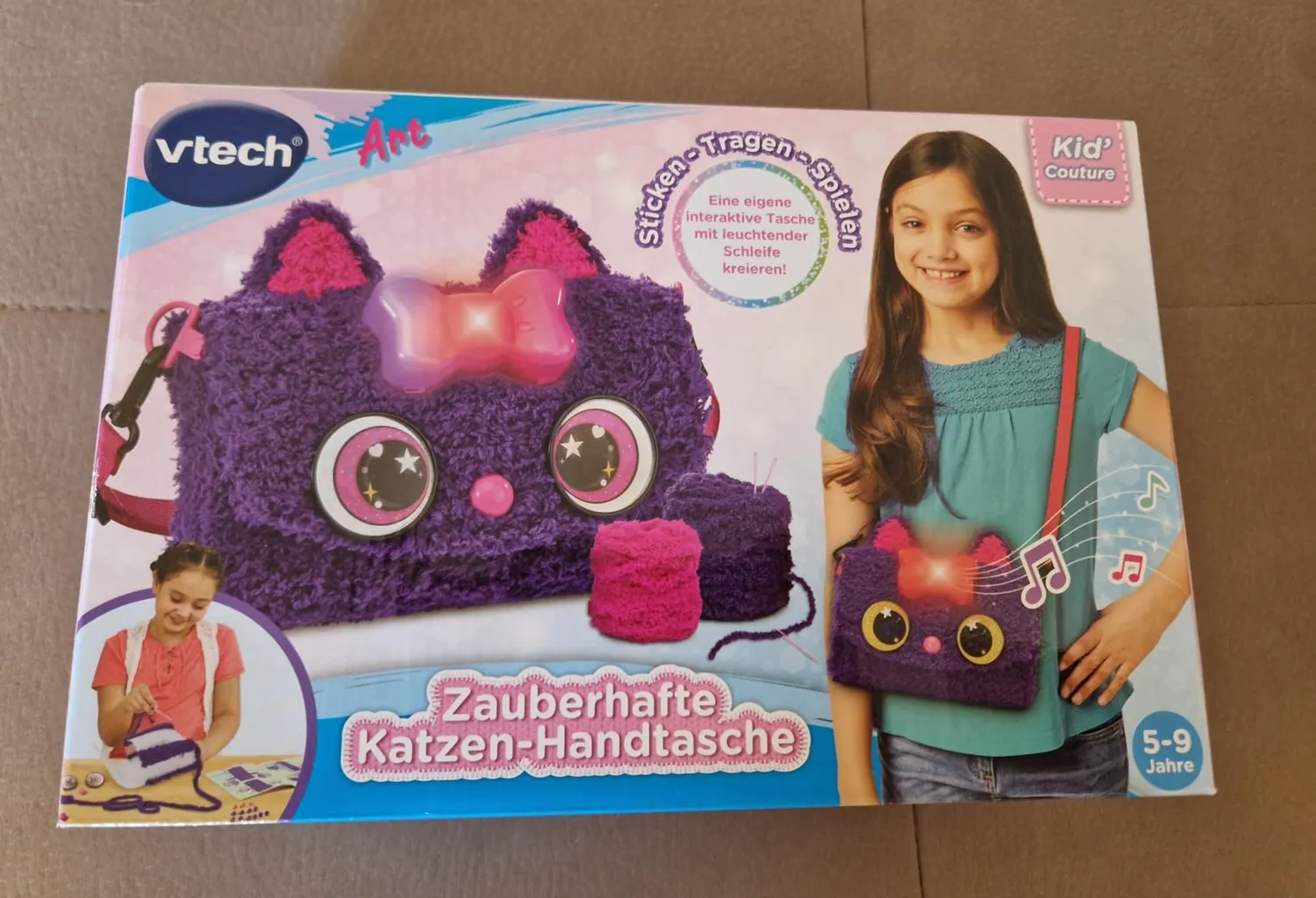 VTech Kid'Couture Einhorn-Handtasche DIY-Stickset mit Licht