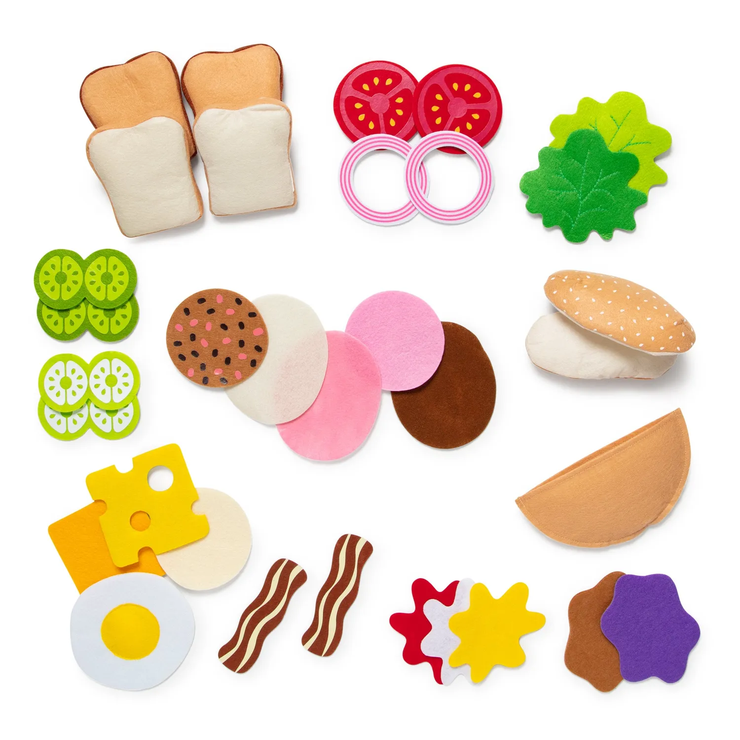Melissa & Doug Sandwich Filz Spielessen 33-teilig ab 3 Jahre