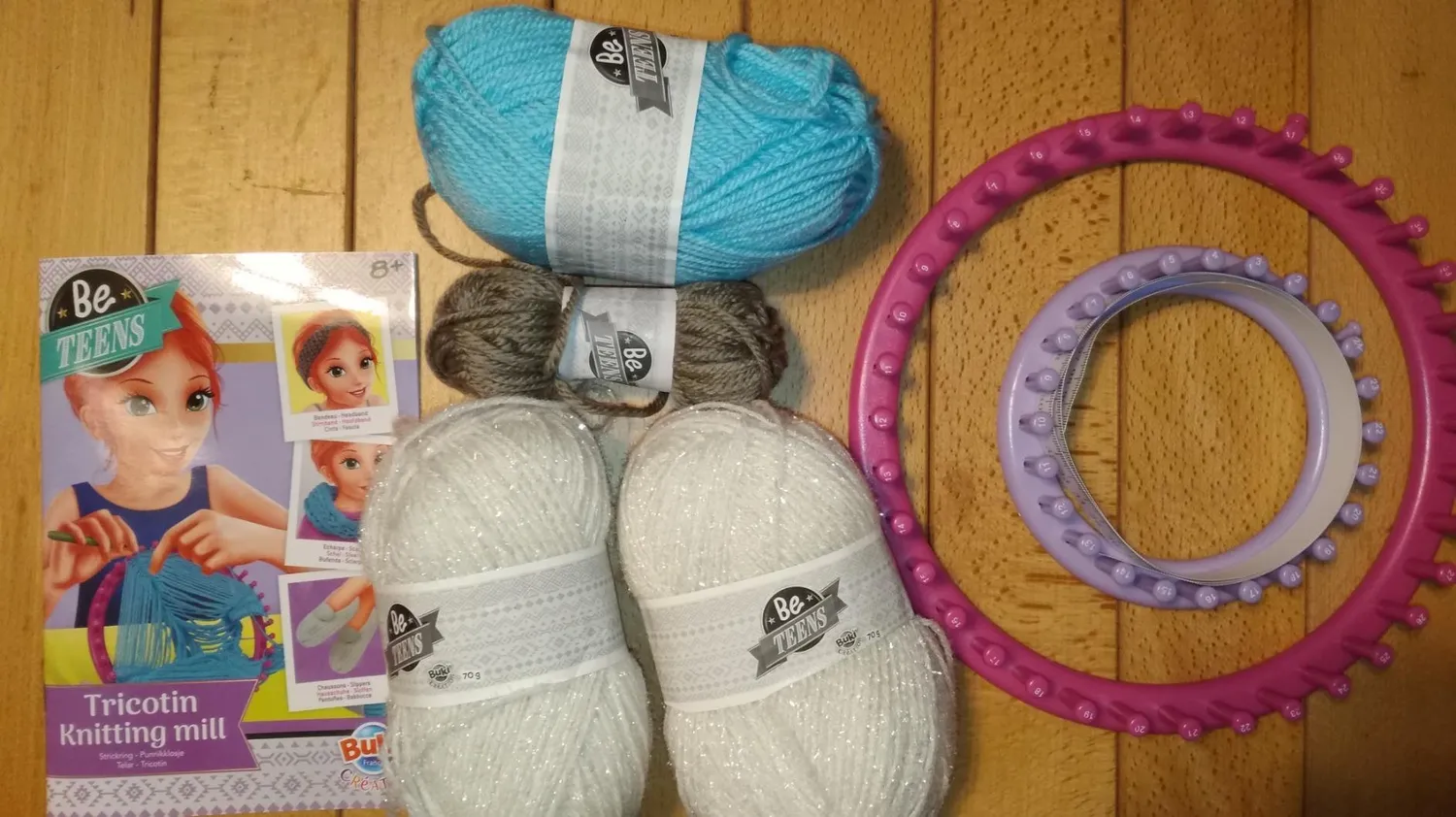 Buki Be Teens BE005 Strickset mit Wolle für Anfänger