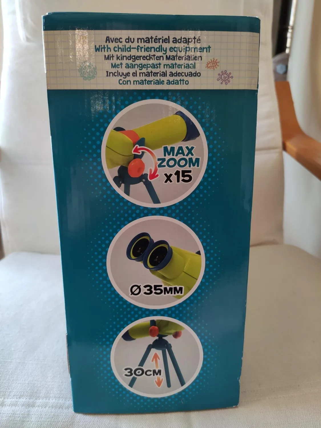 Buki Mini Sciences 9004 Teleskop x15 für Kinder