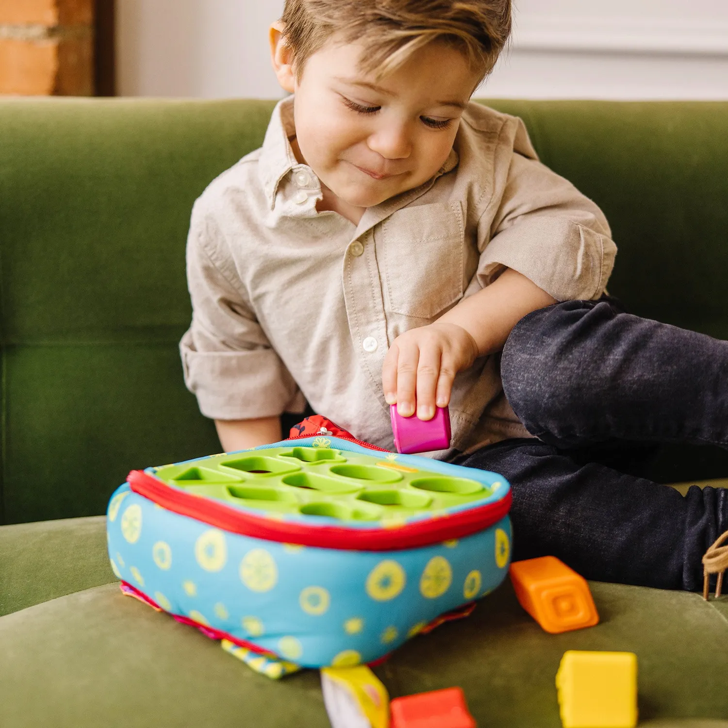 Melissa & Doug K's Kids Take-Along Shape Sorter Formensortierer Baby