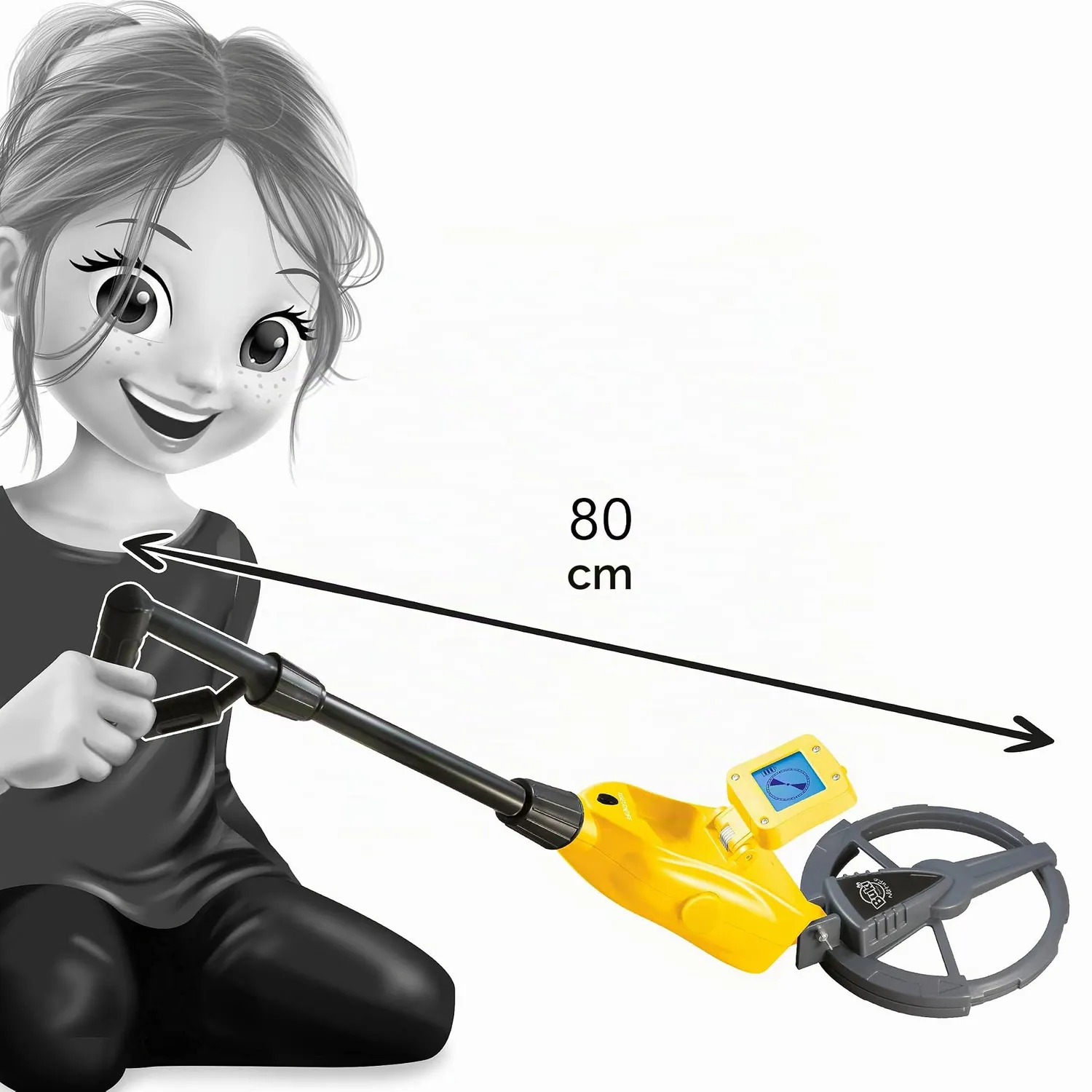 Buki KT7020D Metalldetektor für Kinder ab 8 Jahren