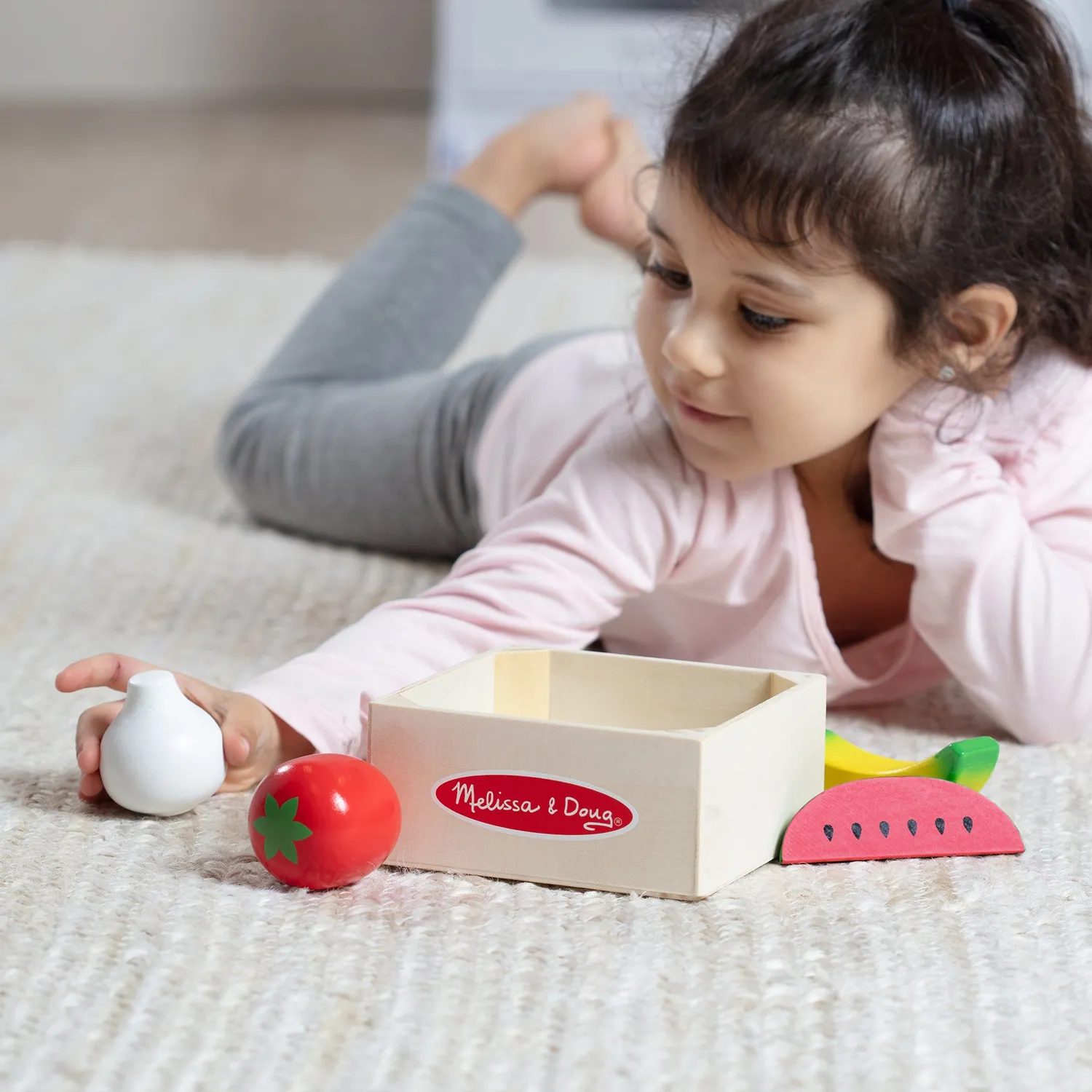 Melissa & Doug Food Groups Obst Gemüse Holzset