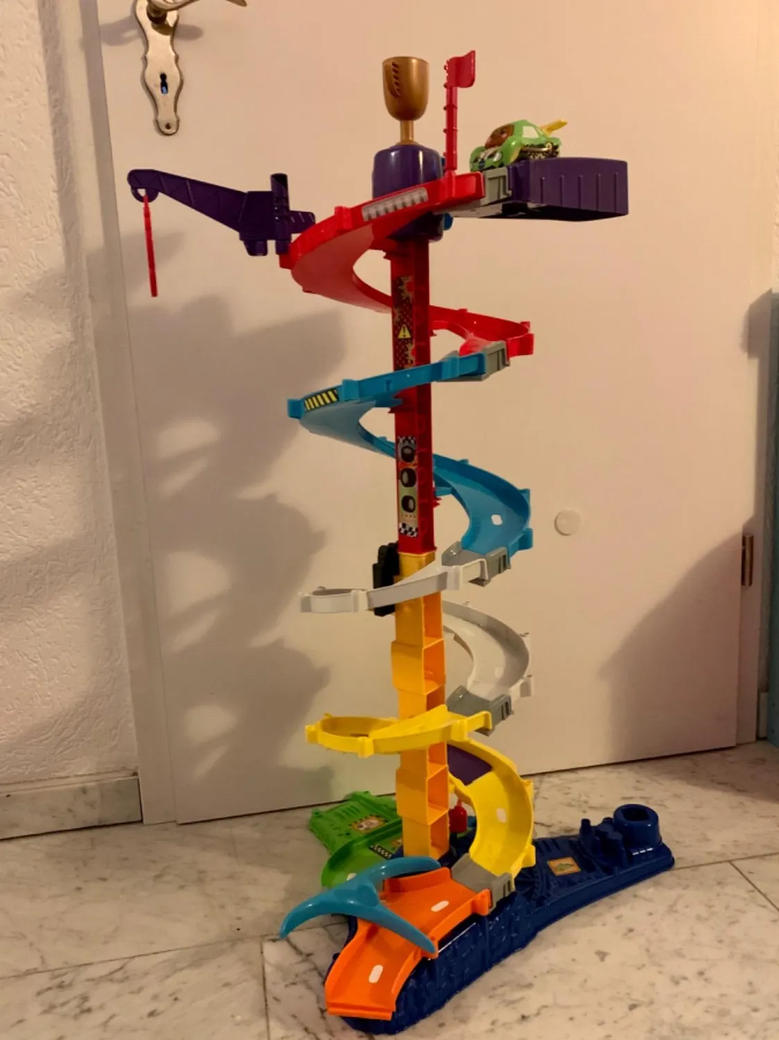 VTech Tut Tut Baby Flitzer 2-in-1 Turboturm Spielset mit Auto