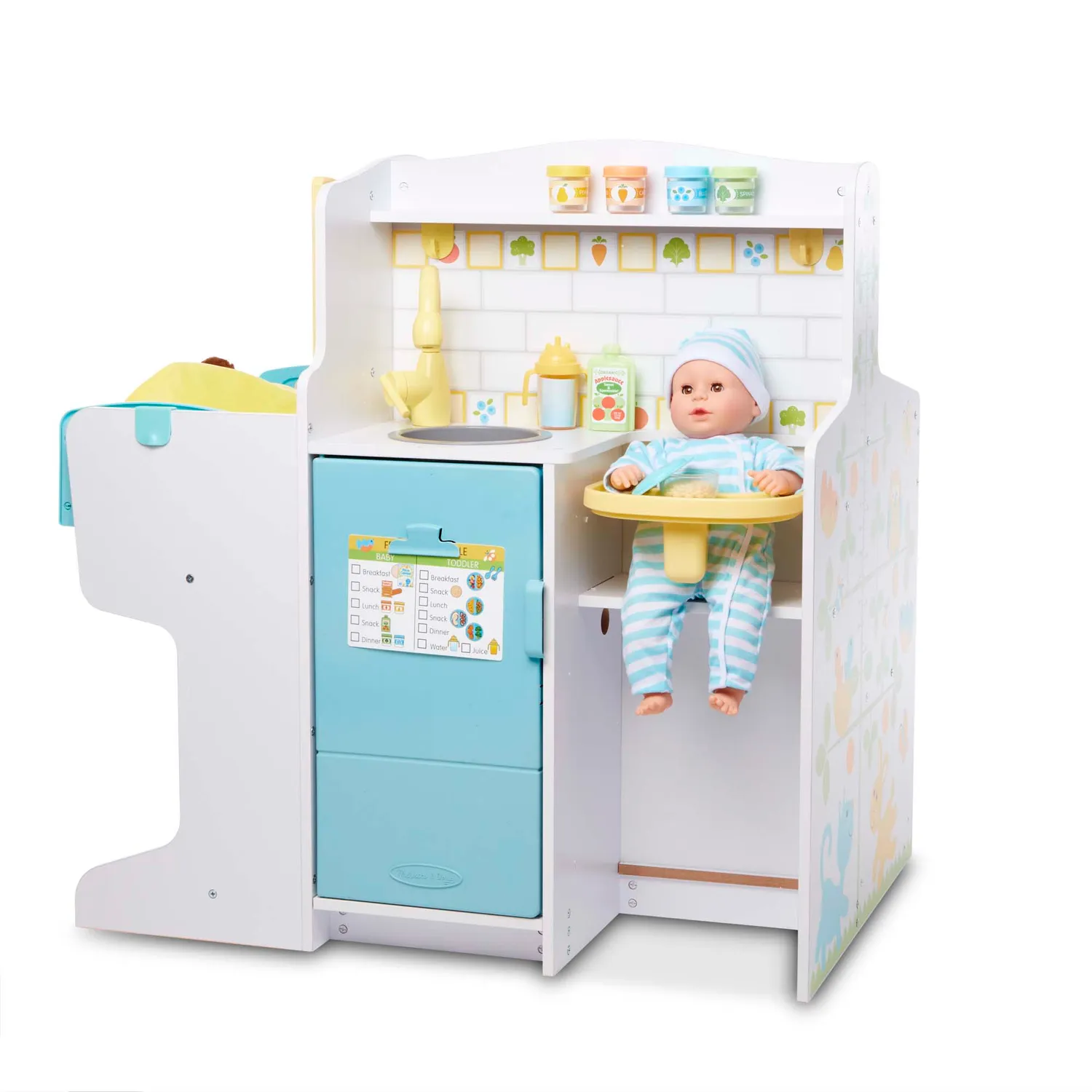 Melissa & Doug Mine to Love Baby Puppenstation Holz
