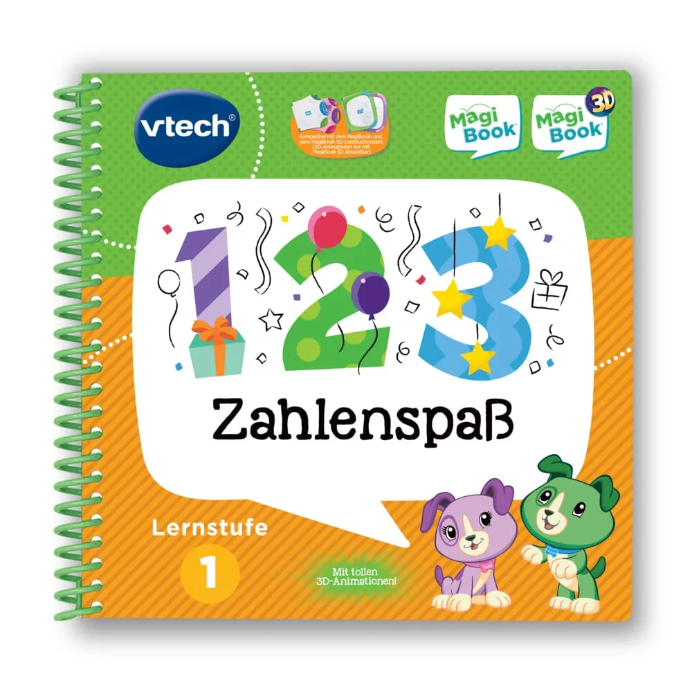 VTech MagiBook 80-488904 Lernbuch 3er Bundle Stufe 1