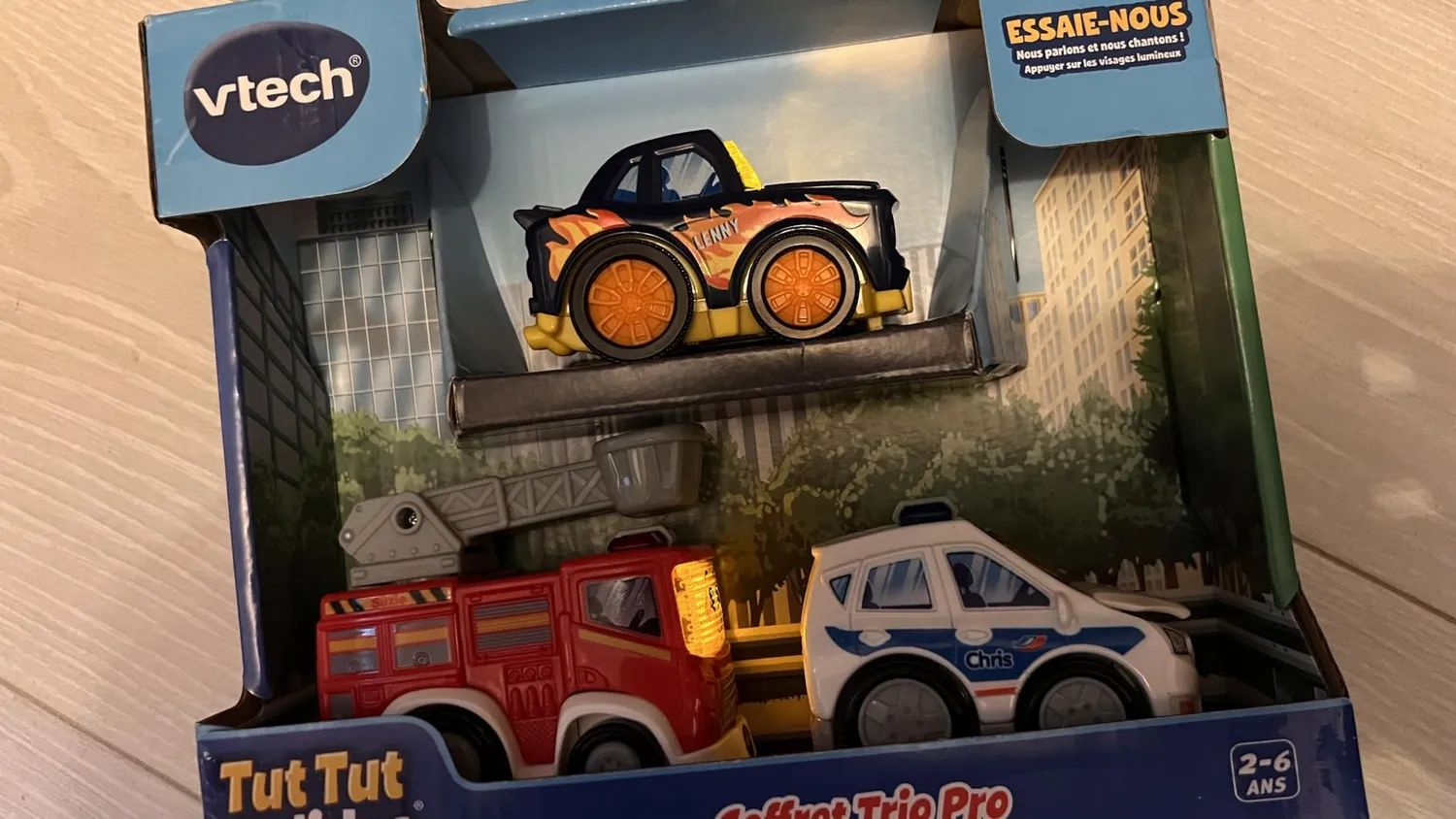 VTech Tut Tut Flitzer 3er Set Polizei Feuerwehr Rennen