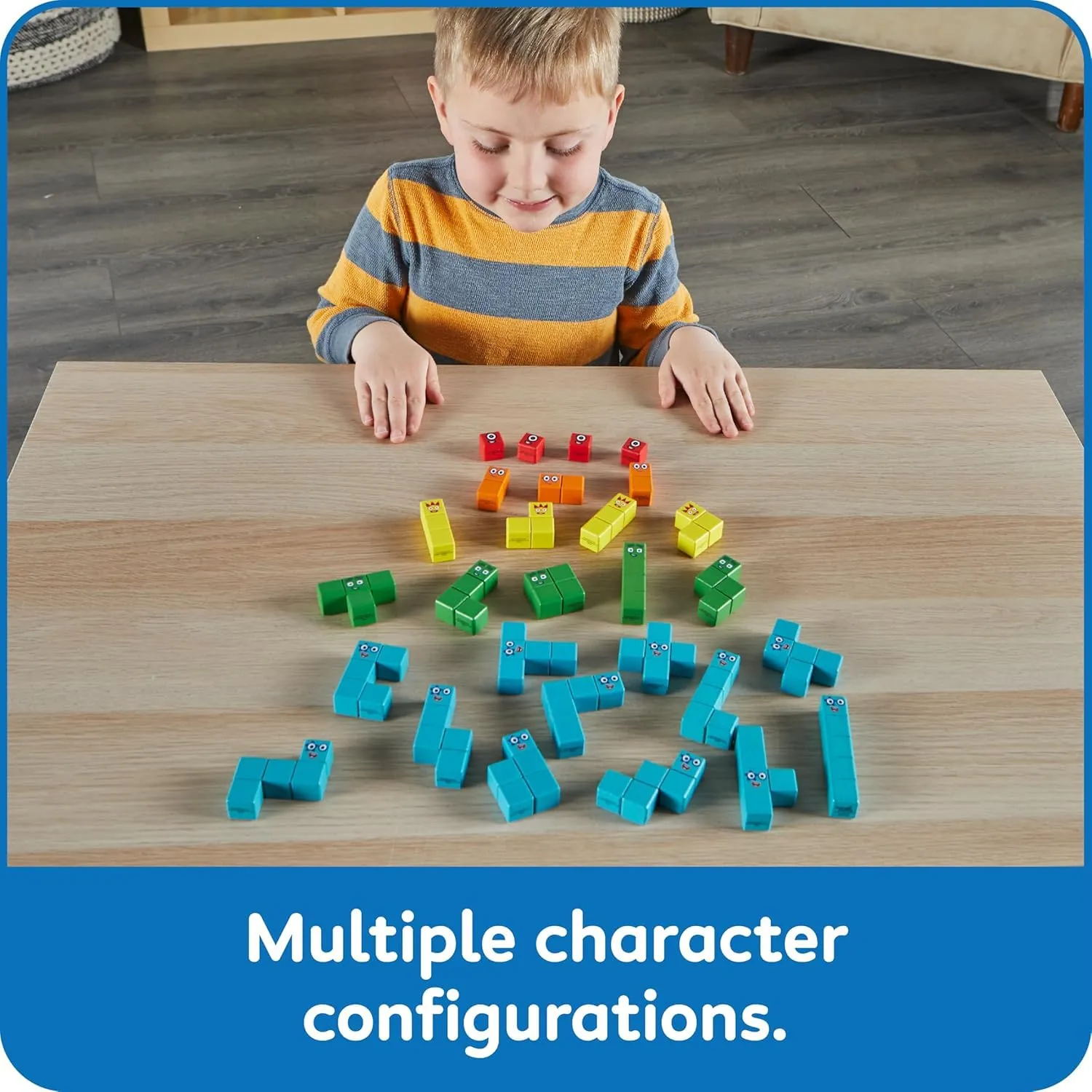 Learning Resources Numberblocks Kit Holzspielzeug 28 Teile Zählen