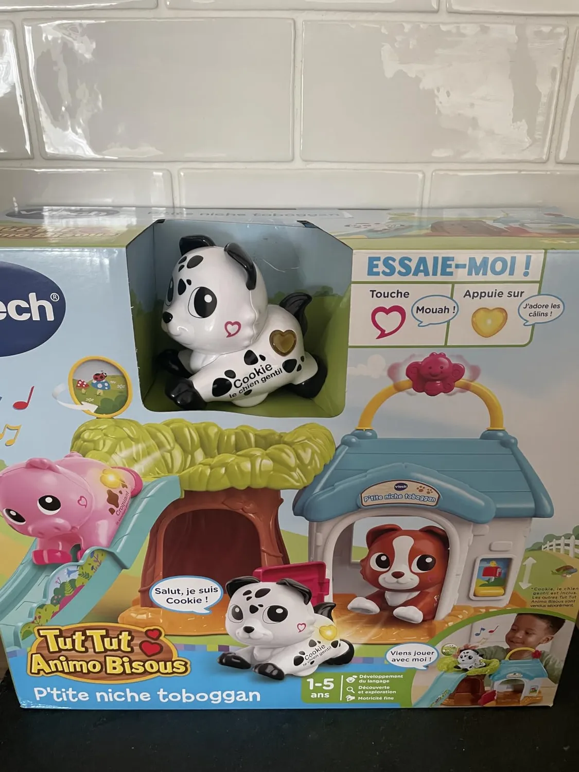 VTech Tut Tut Animo Hundehütte Rutsche mit Cookie Hund