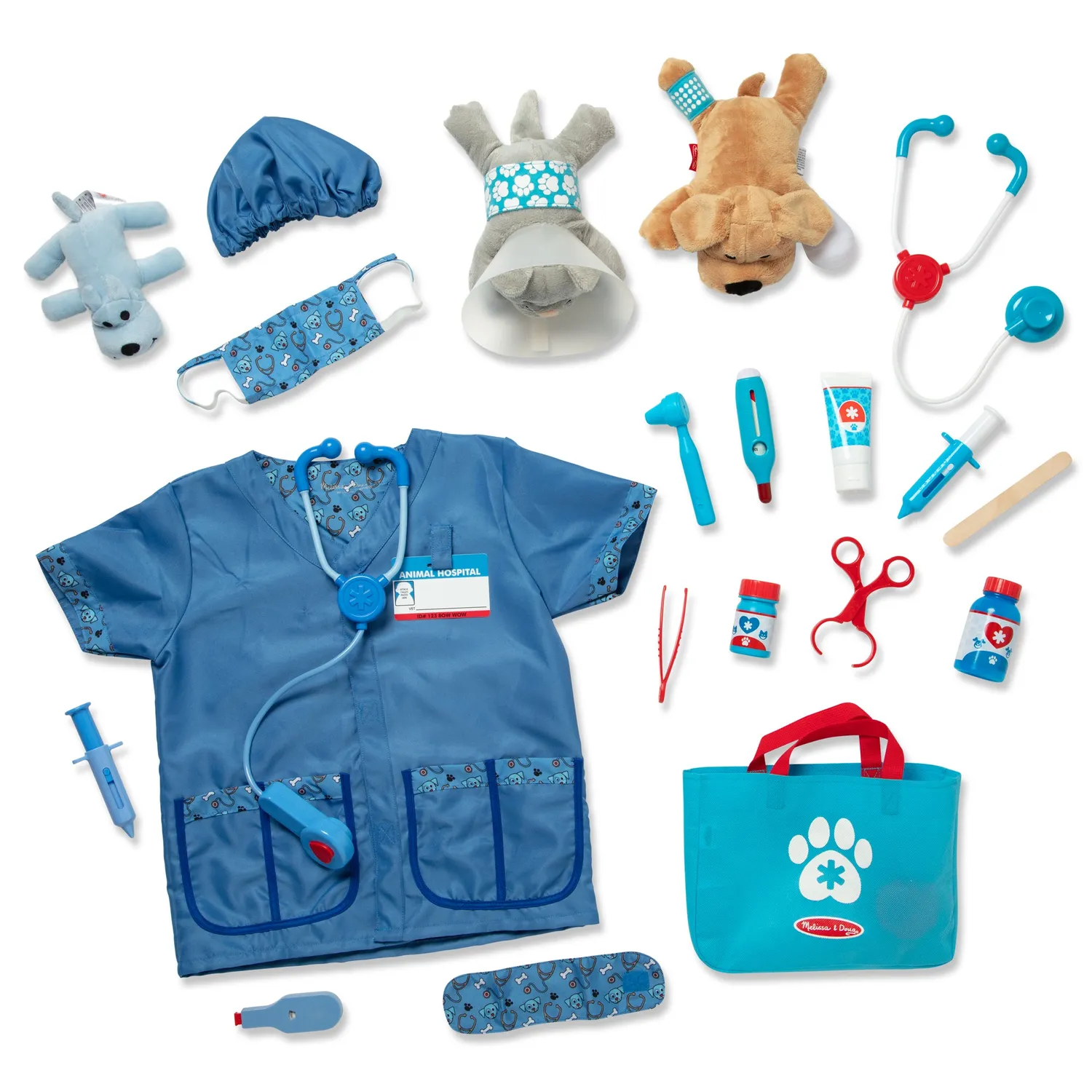 Melissa & Doug Pet Vet Tierarzt Spielset 2-teilig Plüsch