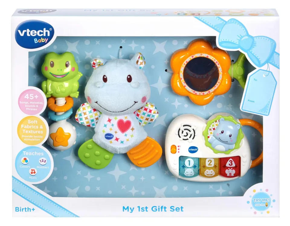 VTech My 1st Gift Set Baby-Geschenkset blau 3-teilig