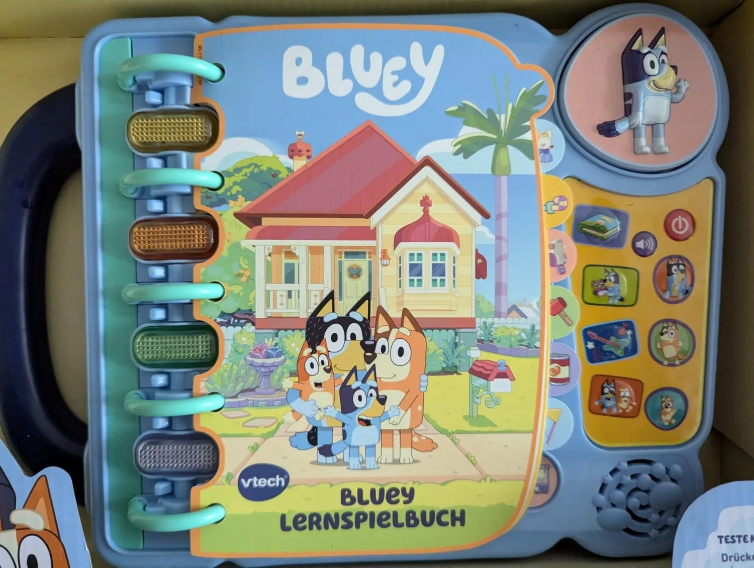 VTech Bluey Interaktives Lernspielbuch 14 Seiten mit Originalstimmen
