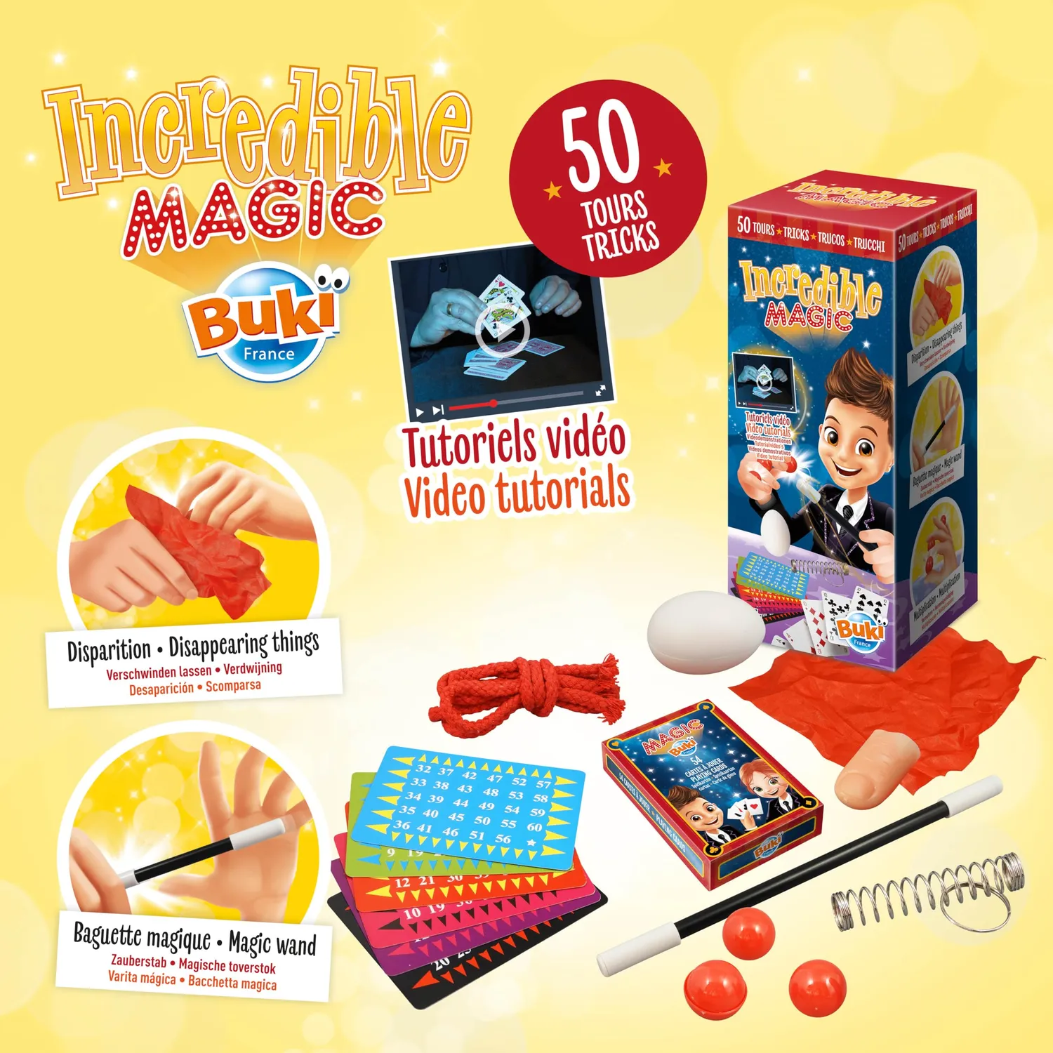 Buki 6065 Incredible Zauberkasten 50 Tricks