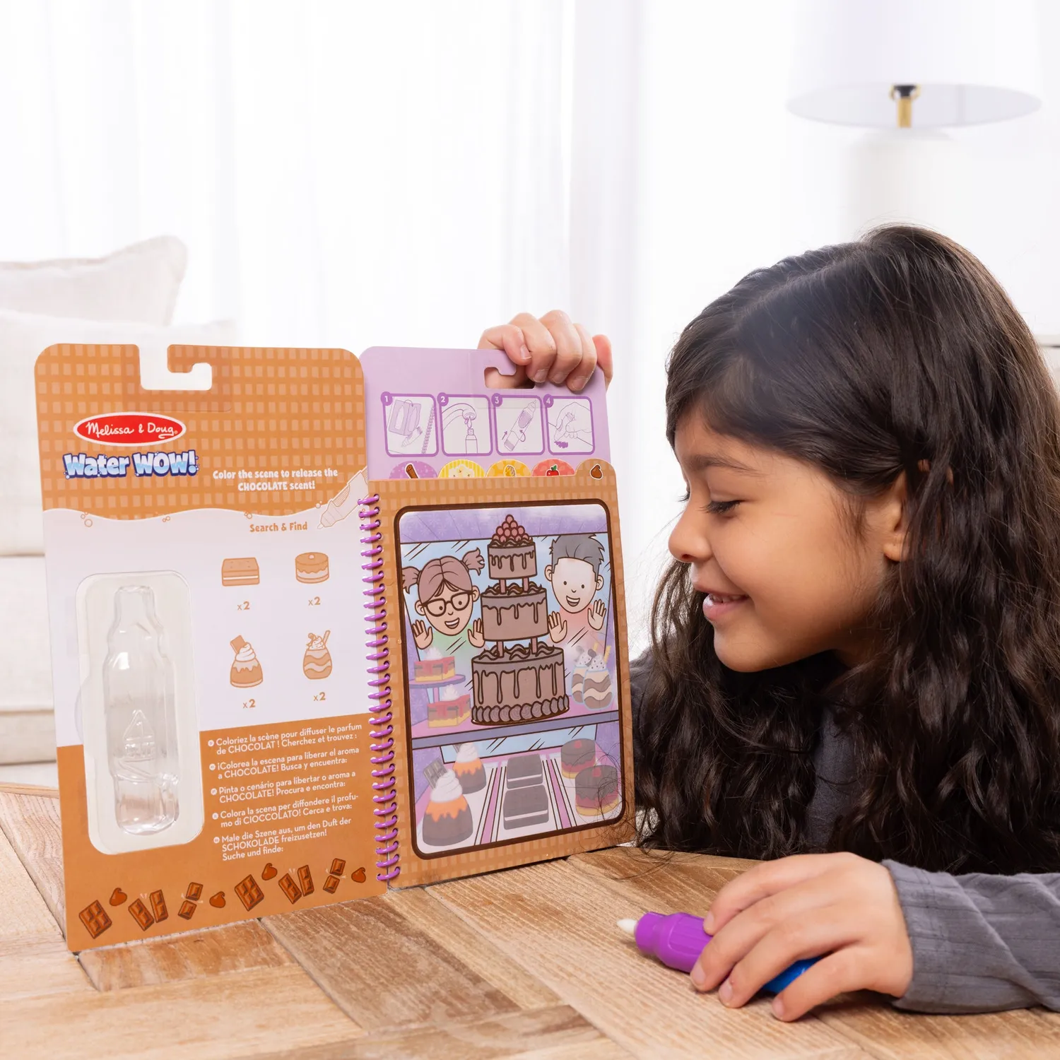 Melissa & Doug Water Wow! Treats Wassermalbuch Duft 5 Seiten