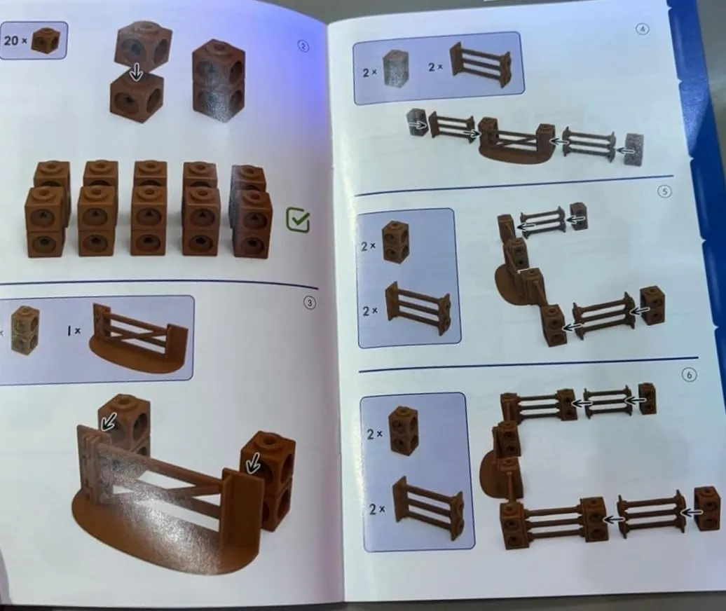 Learning Resources MathLink Numberblocks Bauernhof Schafe 53-tlg.