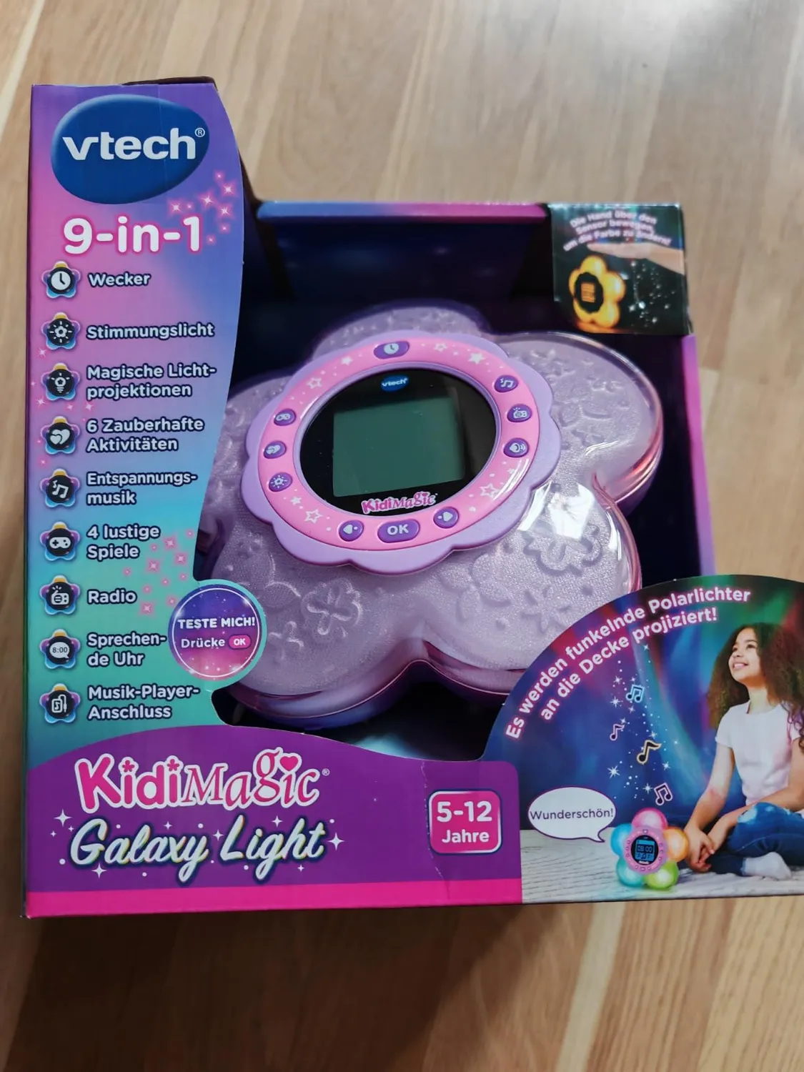 VTech KidiMagic Galaxy Light Kinderwecker Projektion