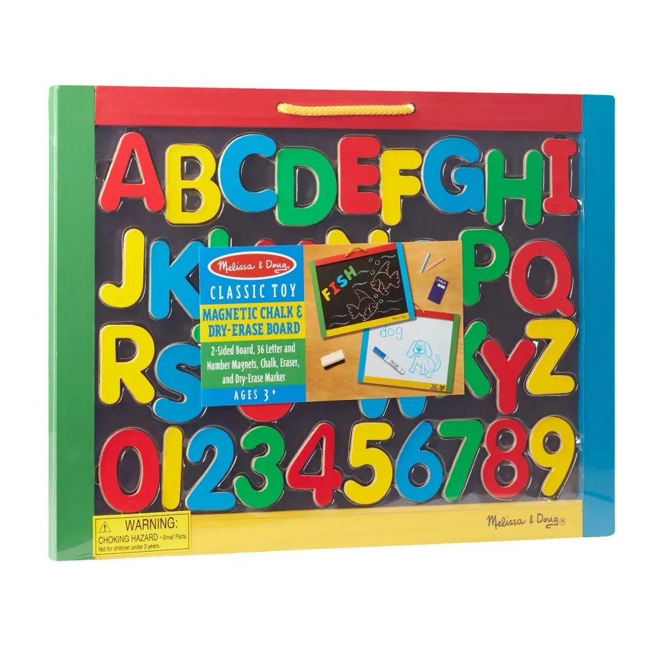Melissa & Doug Magnet Kreidetafel Whiteboard Buchstaben 40x30cm