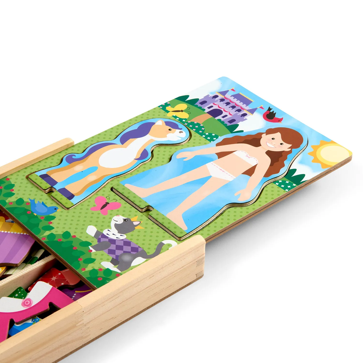 Melissa & Doug Princess Magnetspiel Anzieh Set 37-tlg
