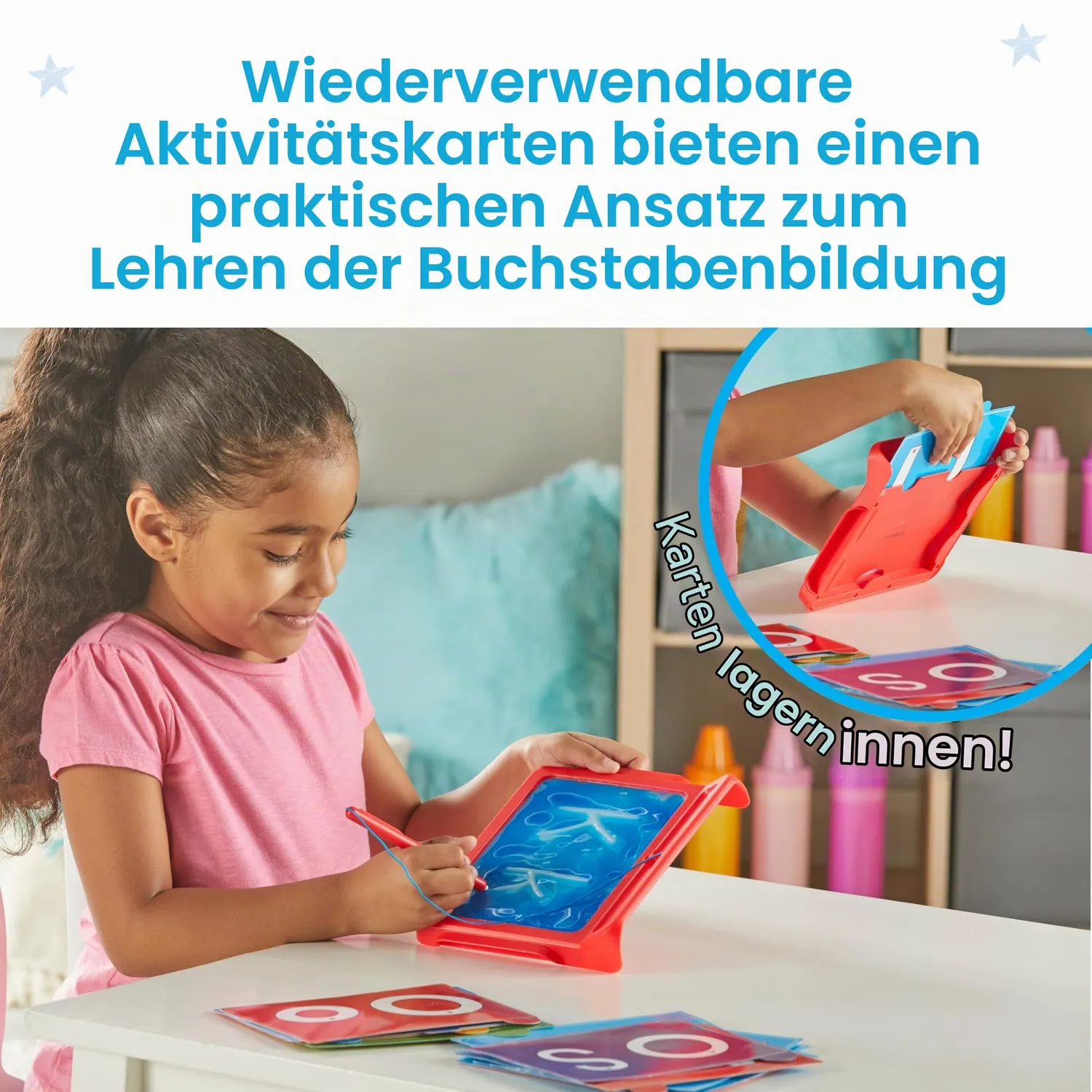 Learning Resources 96240 Sensorik-Pad Lernspiel Multi abwischbar