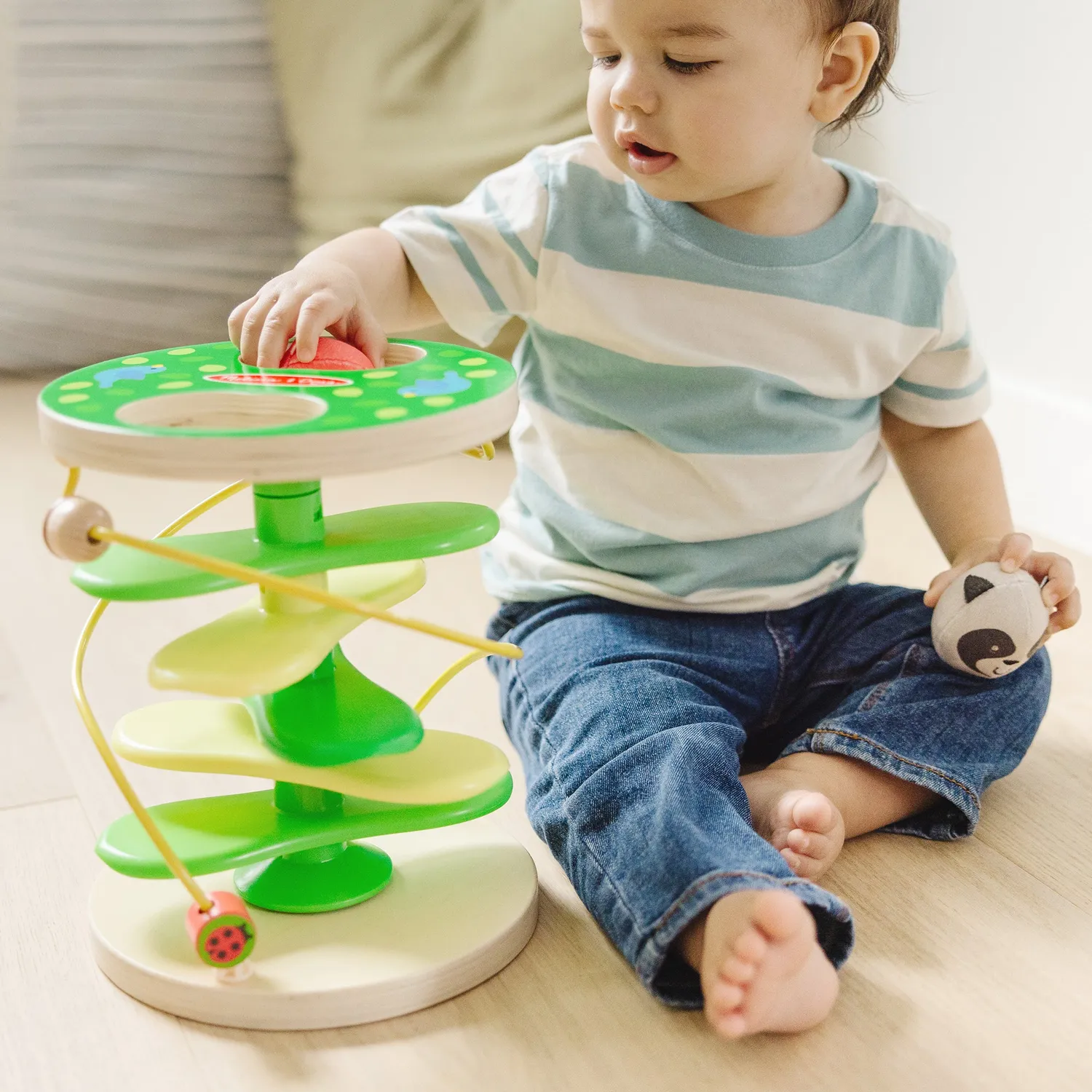 Melissa & Doug Rollables Treehouse Twirl Kugelbahn Holz