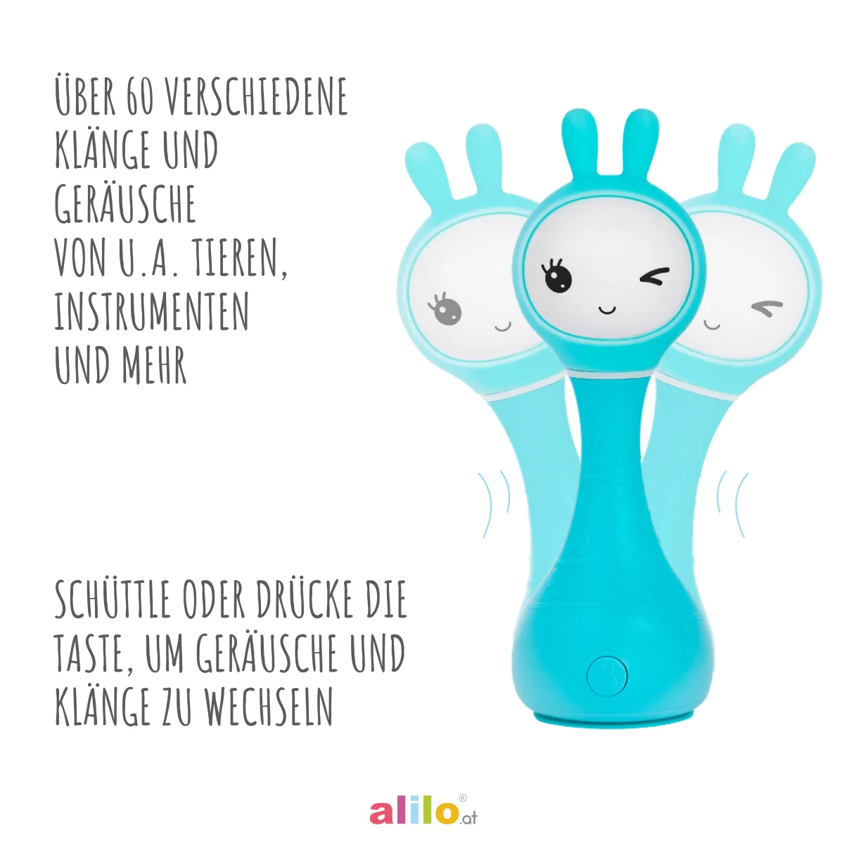 Alilo Smarty Bunny R1 Rassel mit Farberkennung