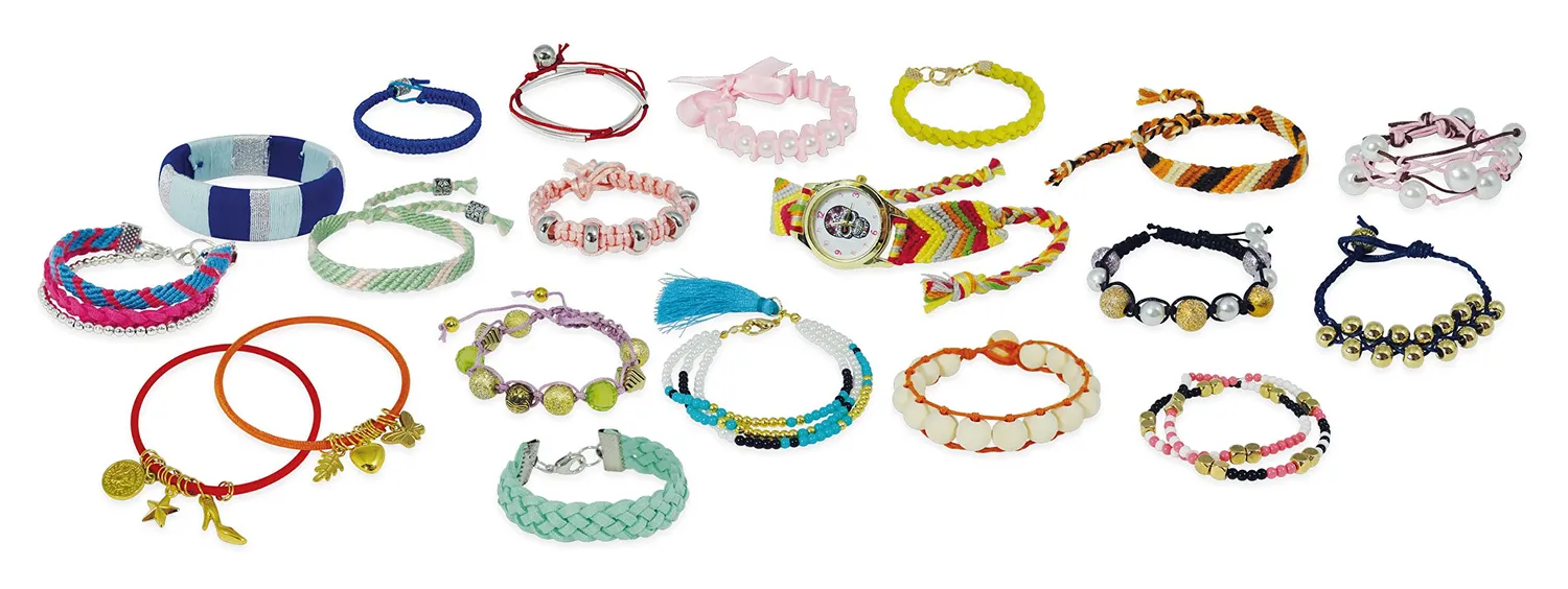 Buki Be Teens BE003 Mega Armbänder Bastelset 20 Stück ab 8 Jahre