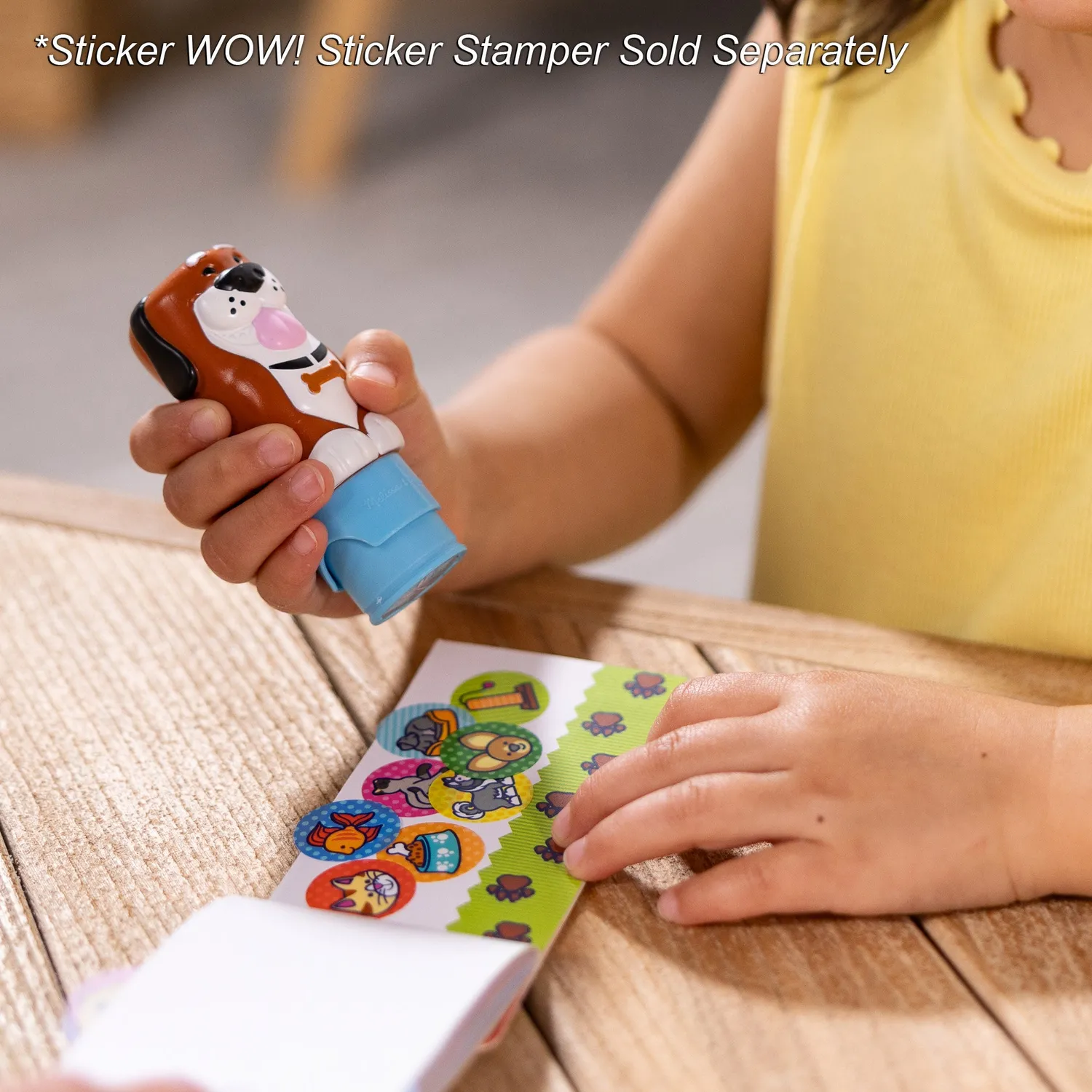 Melissa & Doug Sticker WOW Mini Stickerheft Haustiere 200 Sticker